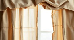 no sew drop cloth curtains