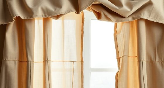 no sew drop cloth curtains