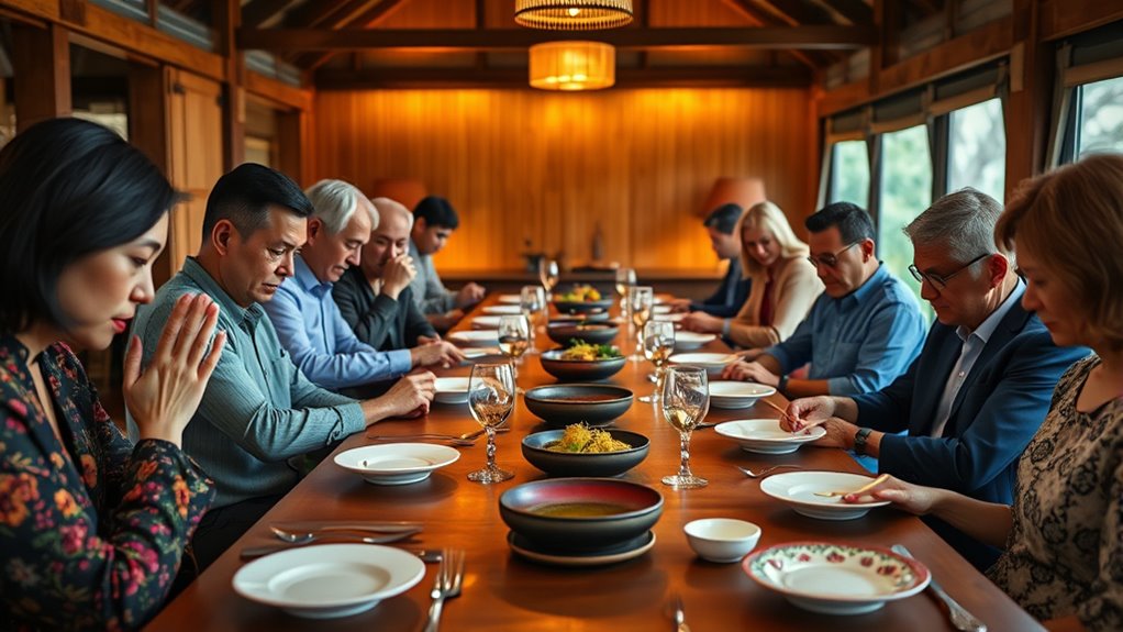 observe proper dining manners