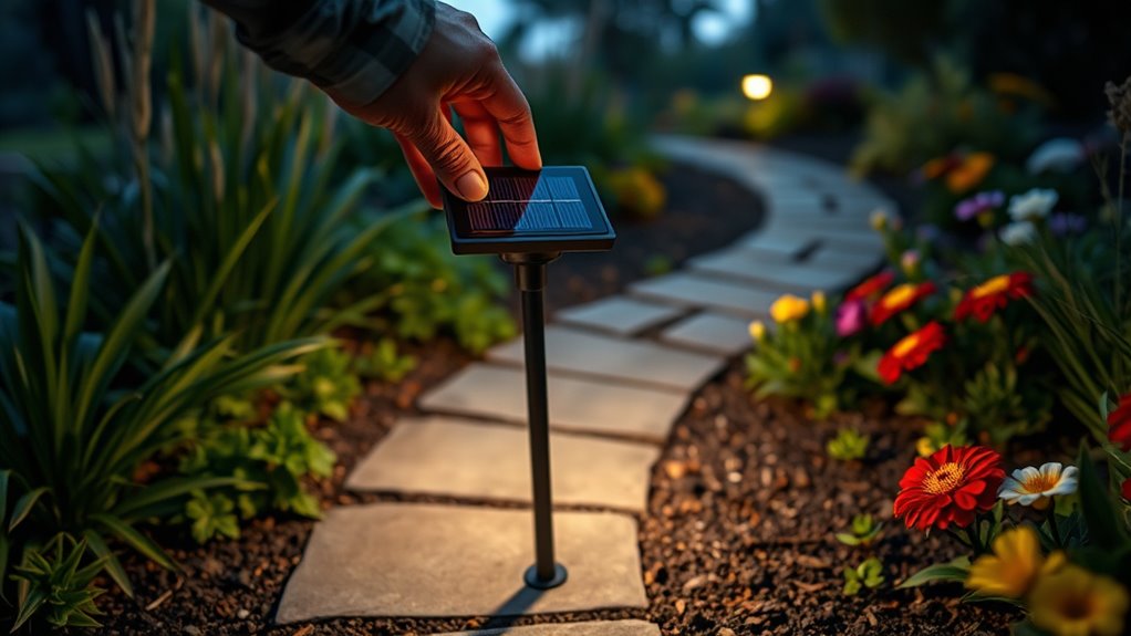optimal solar light placement