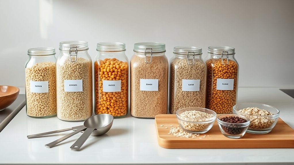 organized grain storage tips