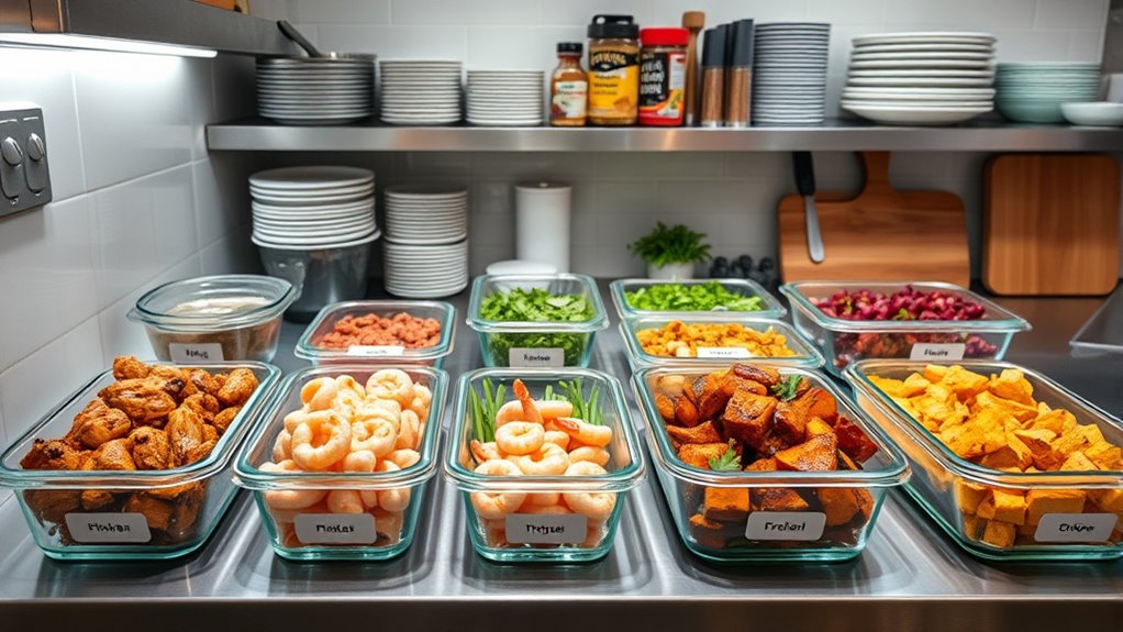 organized protein storage station