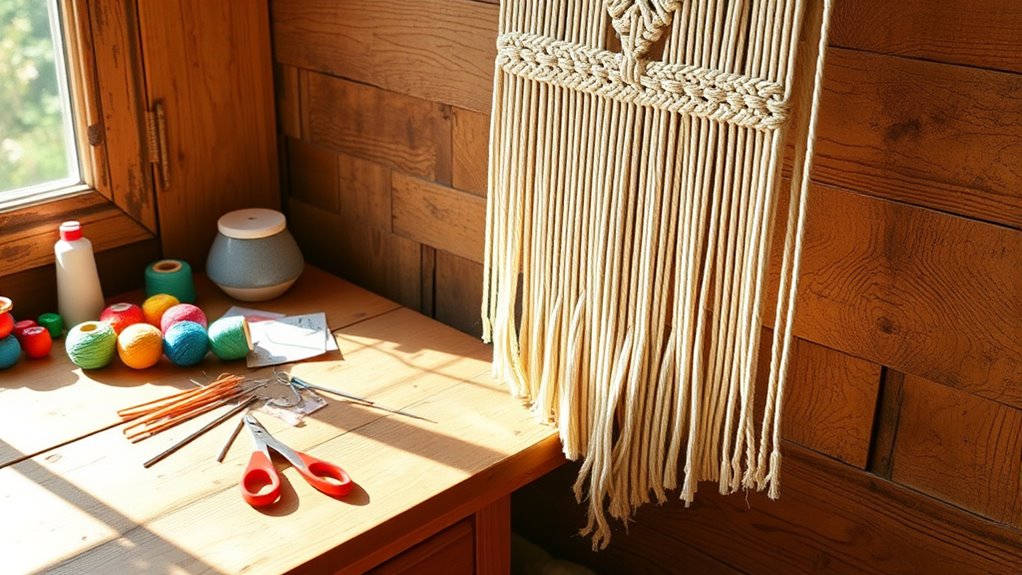 organized well lit workspace essentials