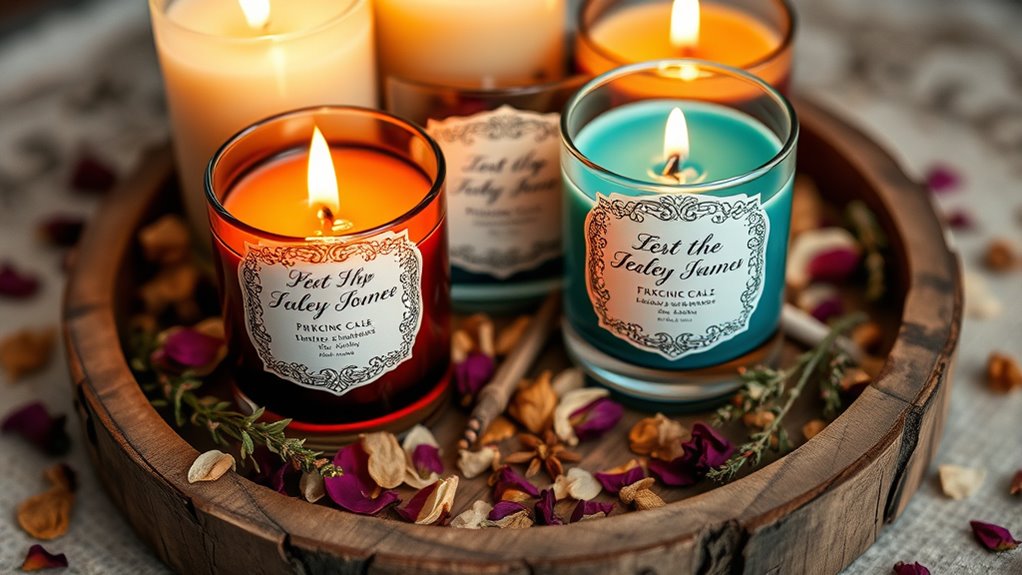 personalized aromatherapy candle gifts