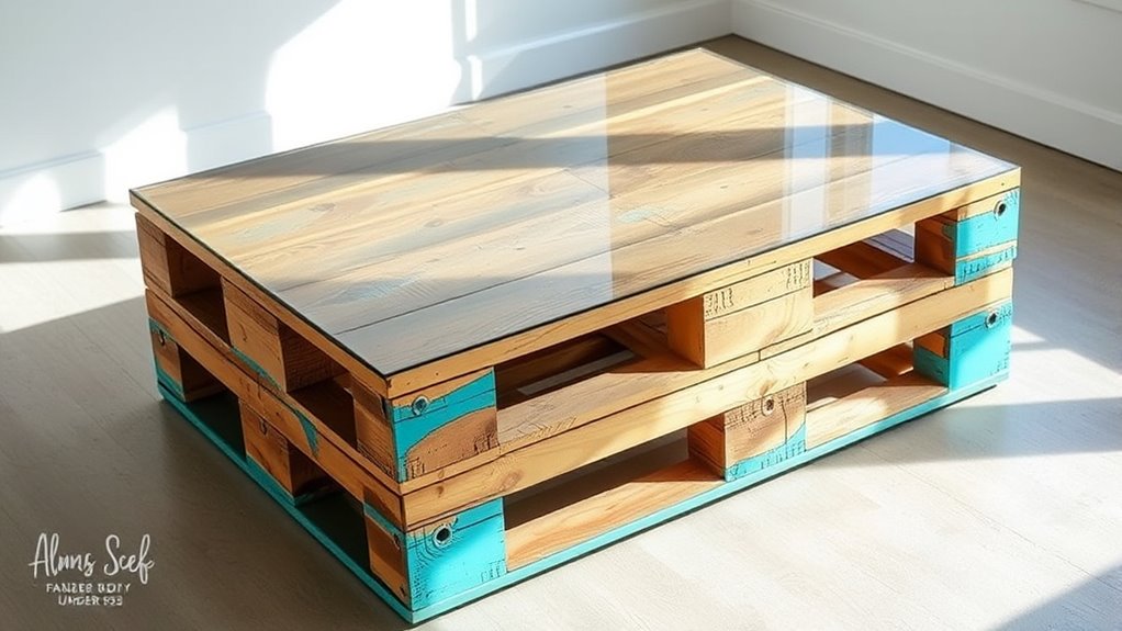 personalized diy coffee table