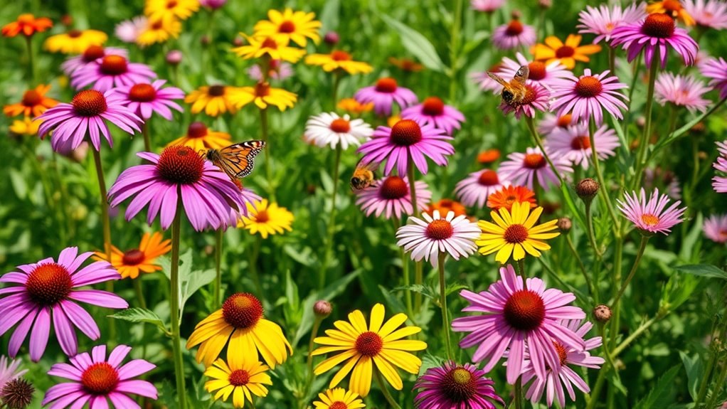 plant native diverse flowers