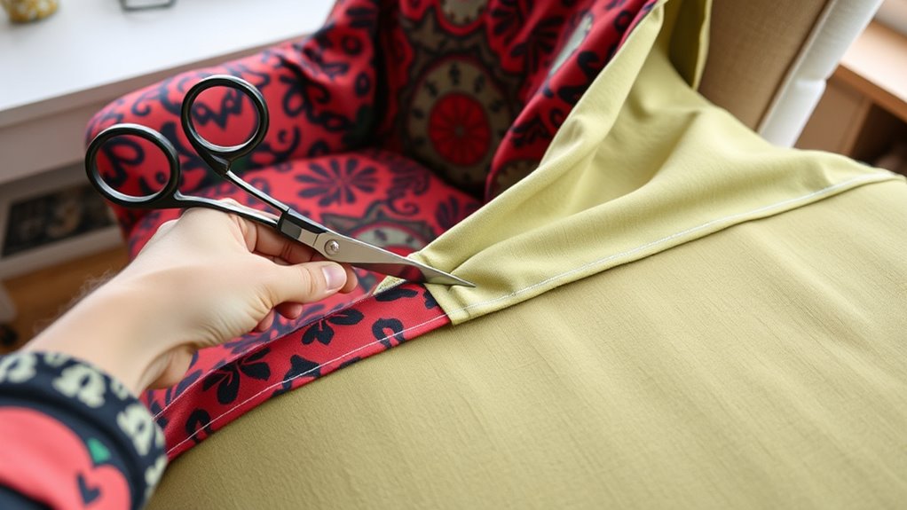 precise cutting and sewing