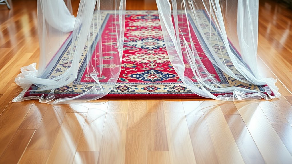 protect surfaces with coverings