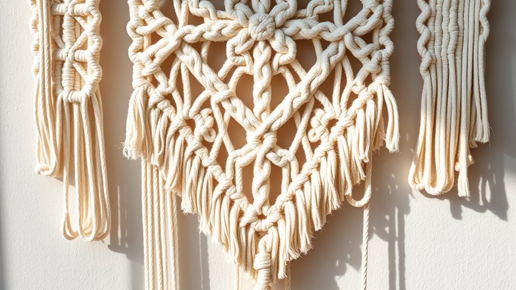 quick macram wall decor