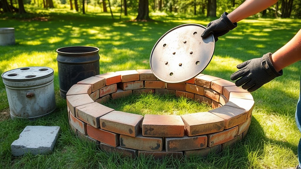 recycle materials for fire ring