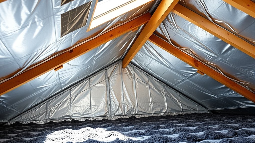 reflective barriers reduce cooling
