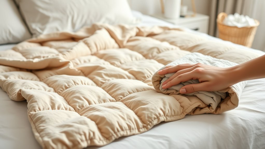 regular gentle blanket maintenance