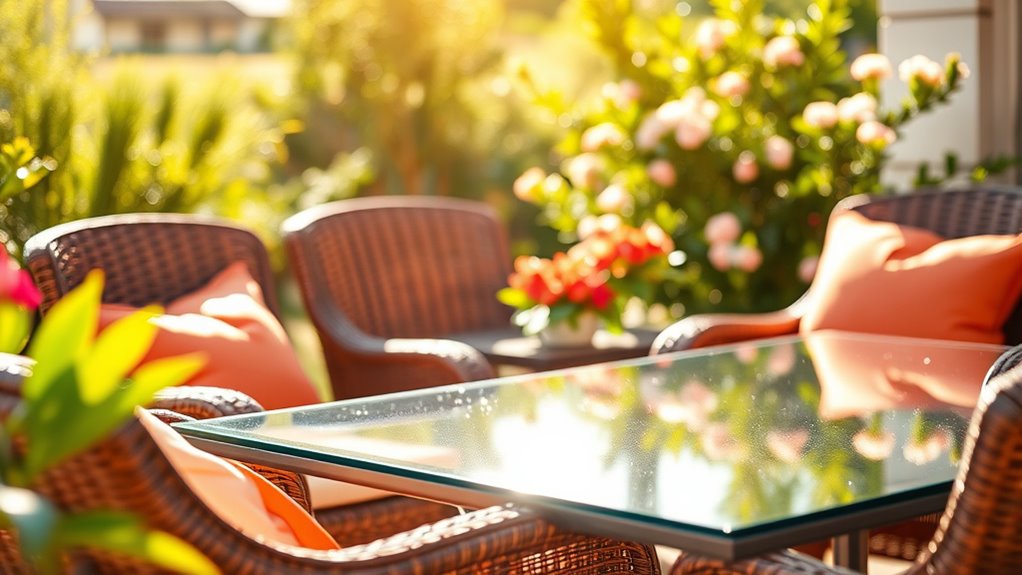 regular outdoor furniture cleaning