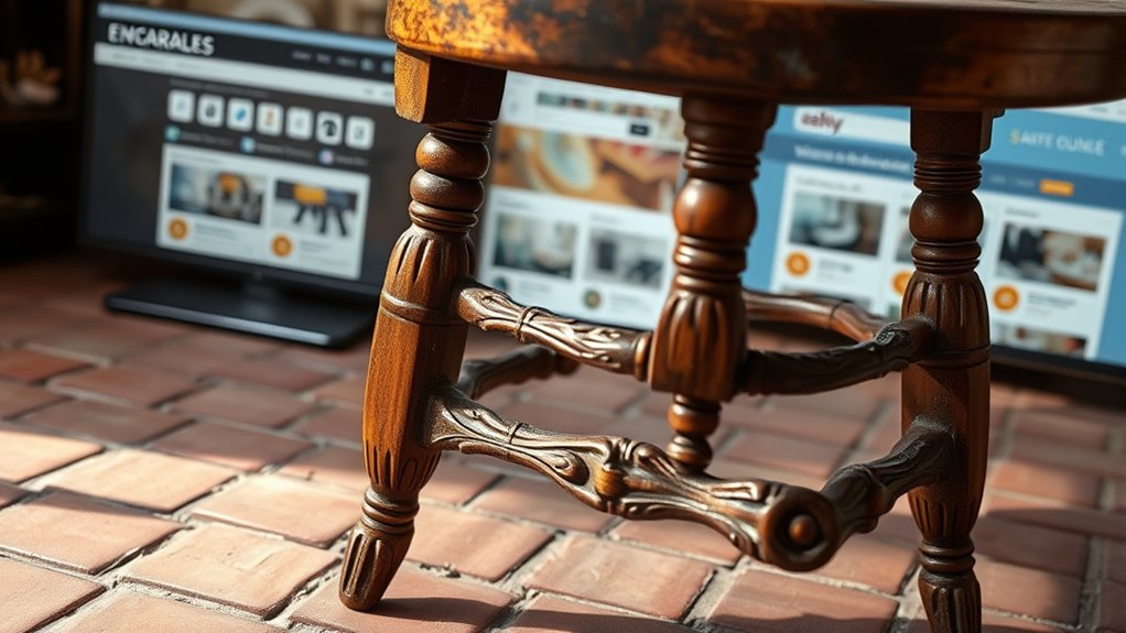 research authentic vintage furniture
