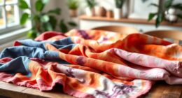 reviving fashionable tie dye linens