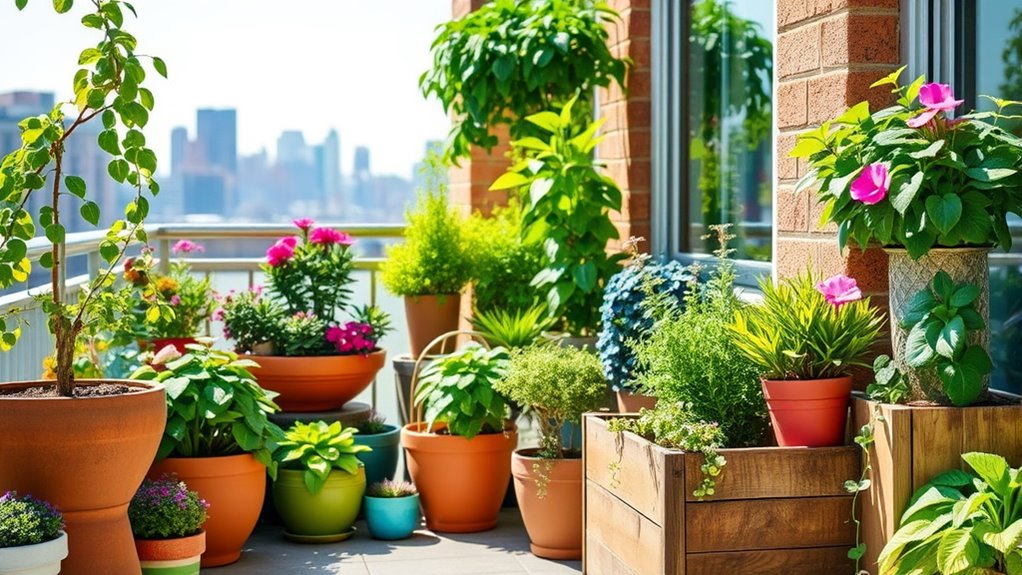 select appropriate plant sizes