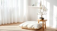 set up a peaceful space