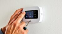 setting up a smart thermostat