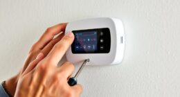 setting up a smart thermostat