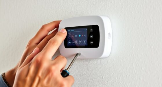setting up a smart thermostat