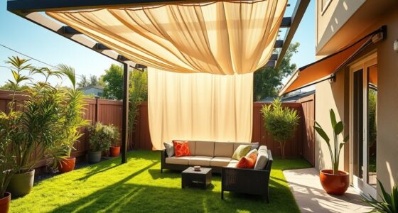 small yard shading options
