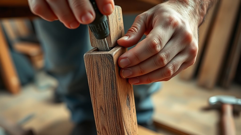 stabilize chairs with three steps