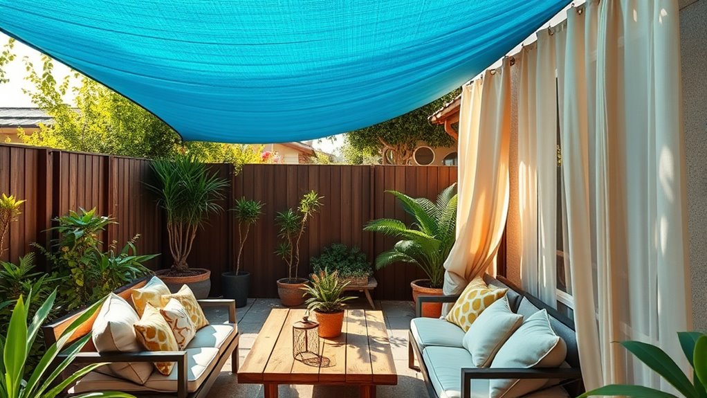 stylish versatile yard shading