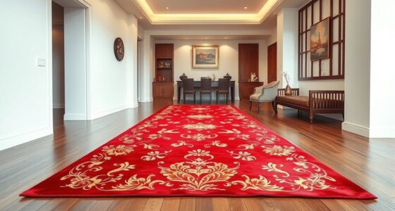top yilong red silk carpets
