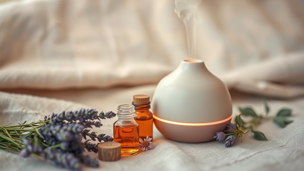 use calming essential oils