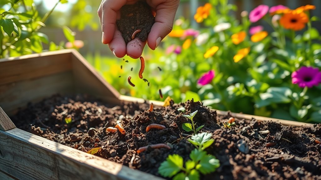 use compost to nourish