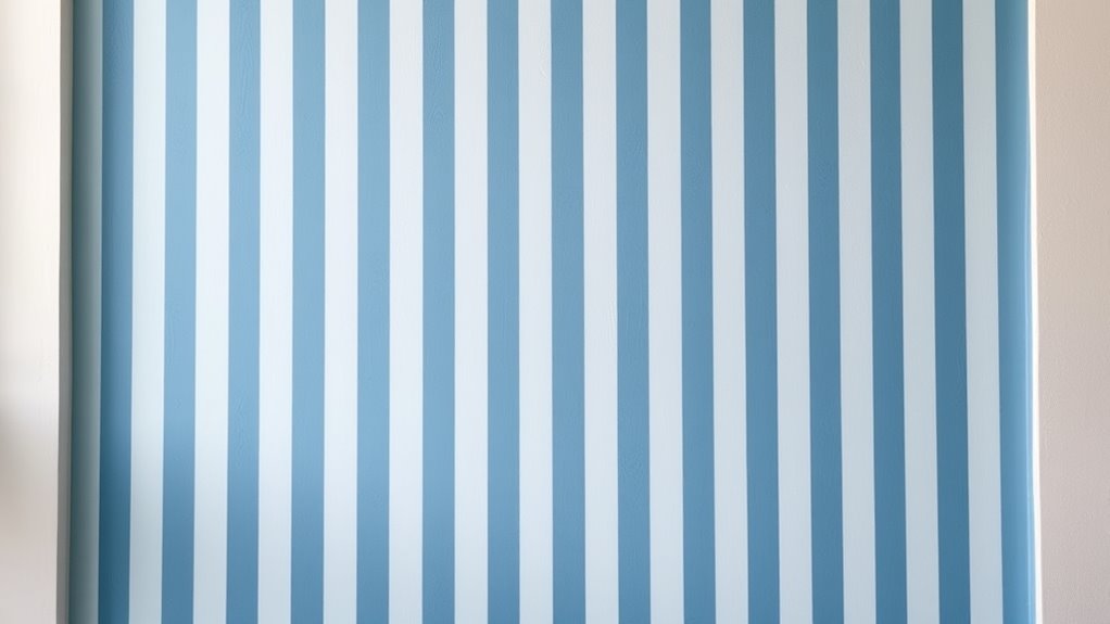 vertical stripes create height