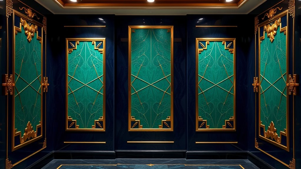 vintage wall treatment accents