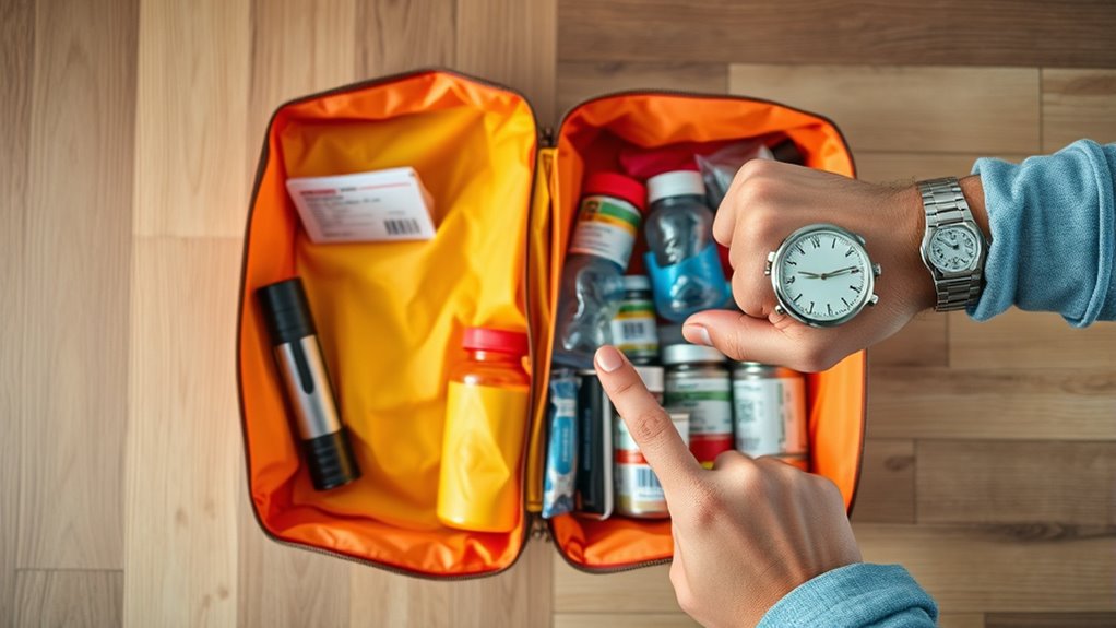 check and replace expired supplies