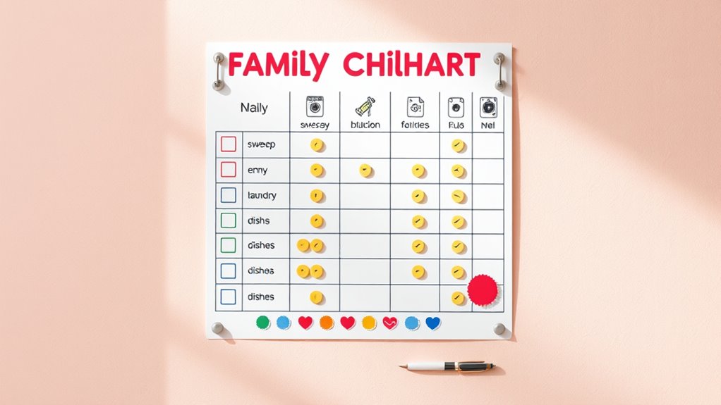 clear colorful task organization