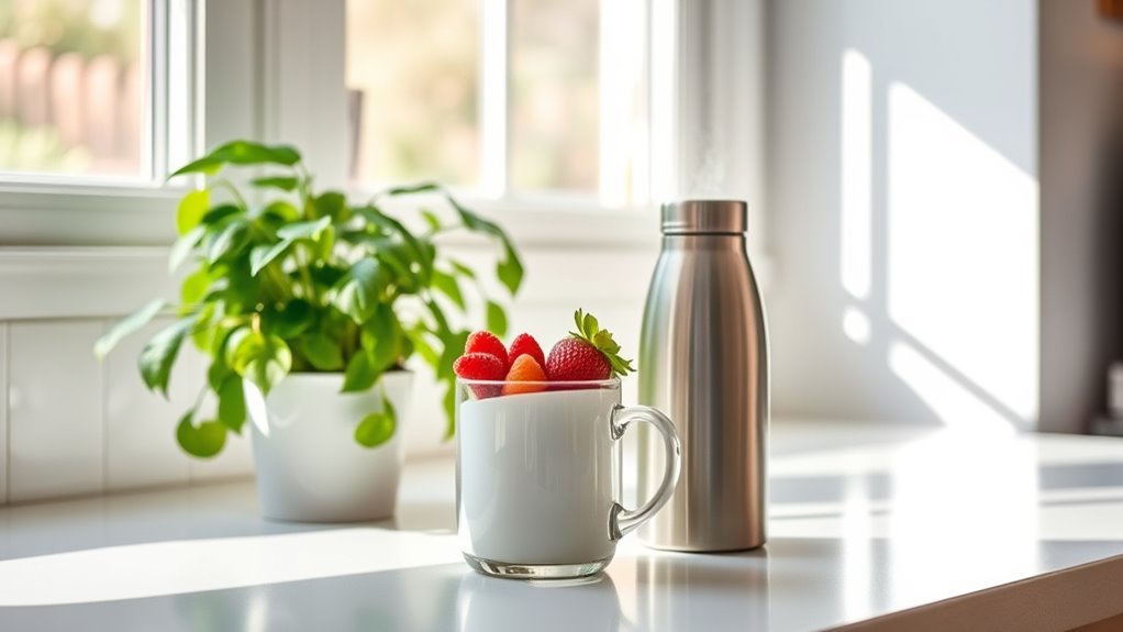 create a focused inviting morning space
