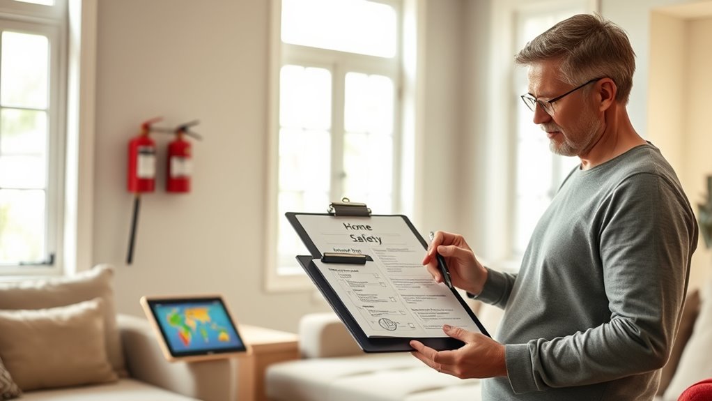 customize and review safety checklist