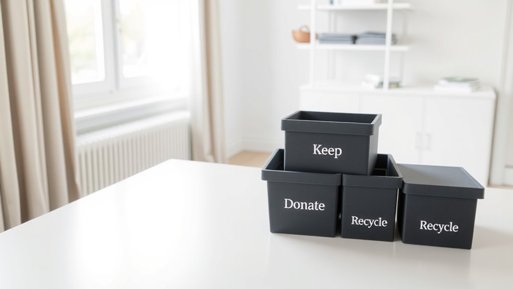 eliminate unnecessary clutter accumulation