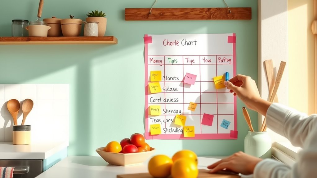 flexible chore chart updates