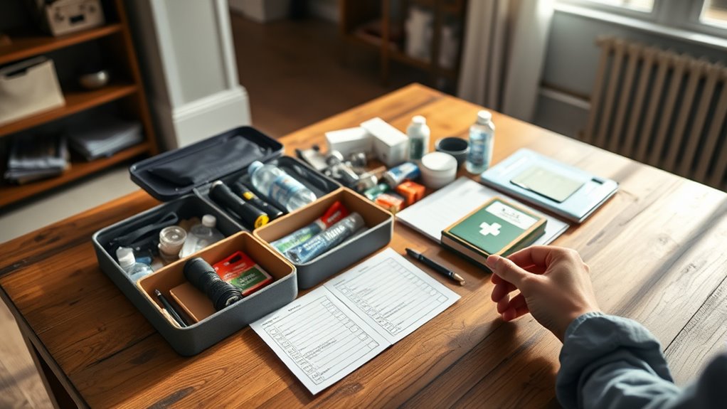 organize list update supplies