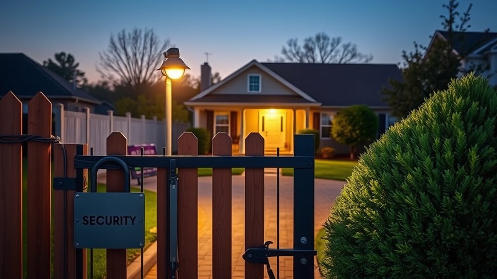 secure doors windows lighting