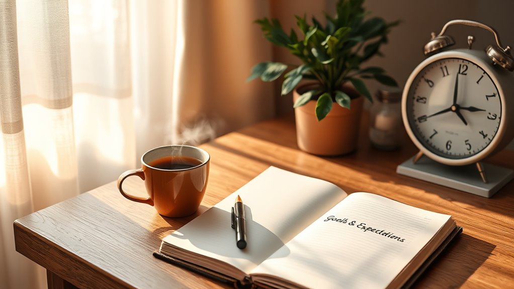 set achievable morning goals