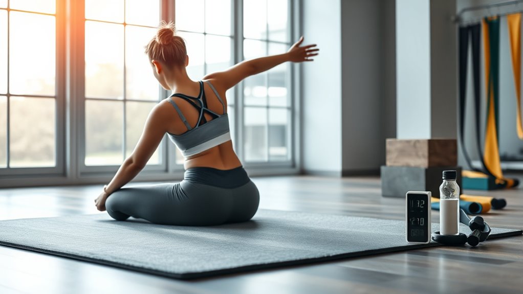 warm up stretch breathe recover