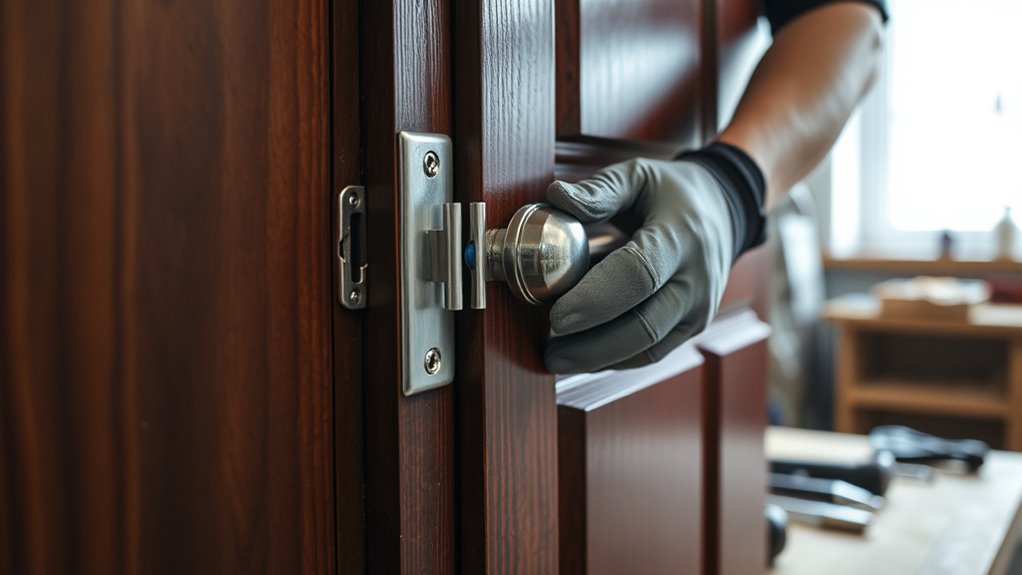 adjust door alignment properly