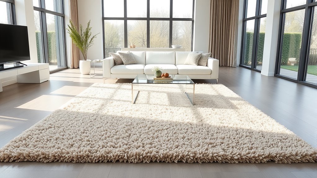 choose rug size carefully
