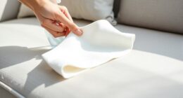 clean with mild solution