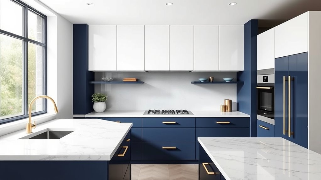 color and material contrast