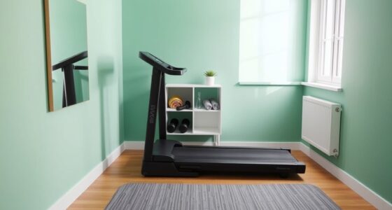 compact home gym setup