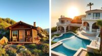comparing affordable and premium retreats