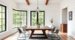 contemporary rustic interior design