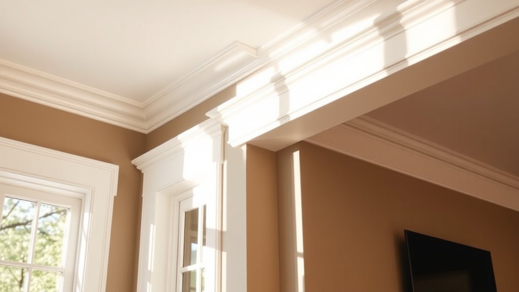 coordinate trim and ceiling colors